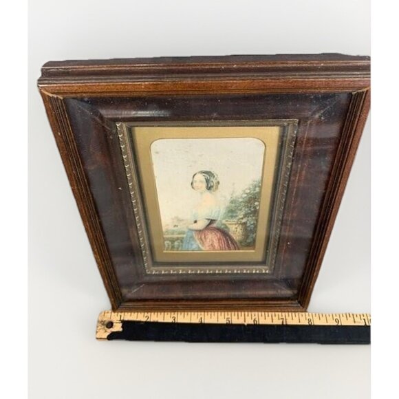 Antique 1850 HTF Publish “The Bride” Photo Antique Framed Of Queen Victoria 8x10 - Picture 7 of 7